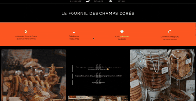 Mini-site démo — Boulangerie