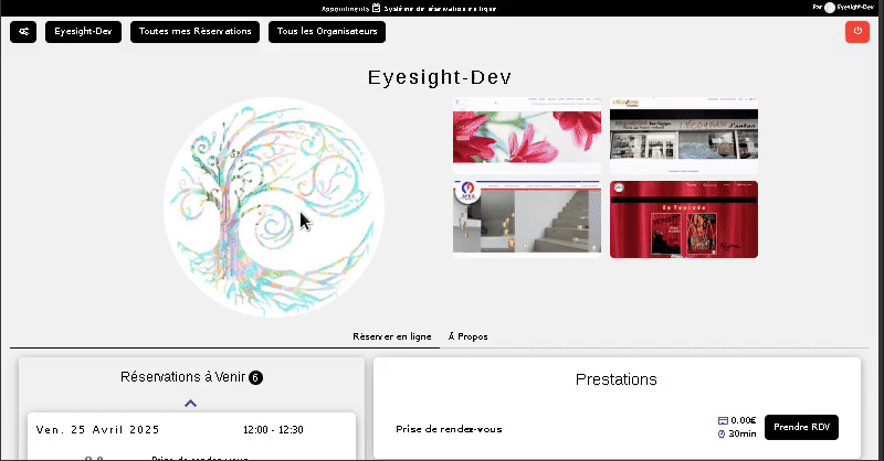 Outil de réservation