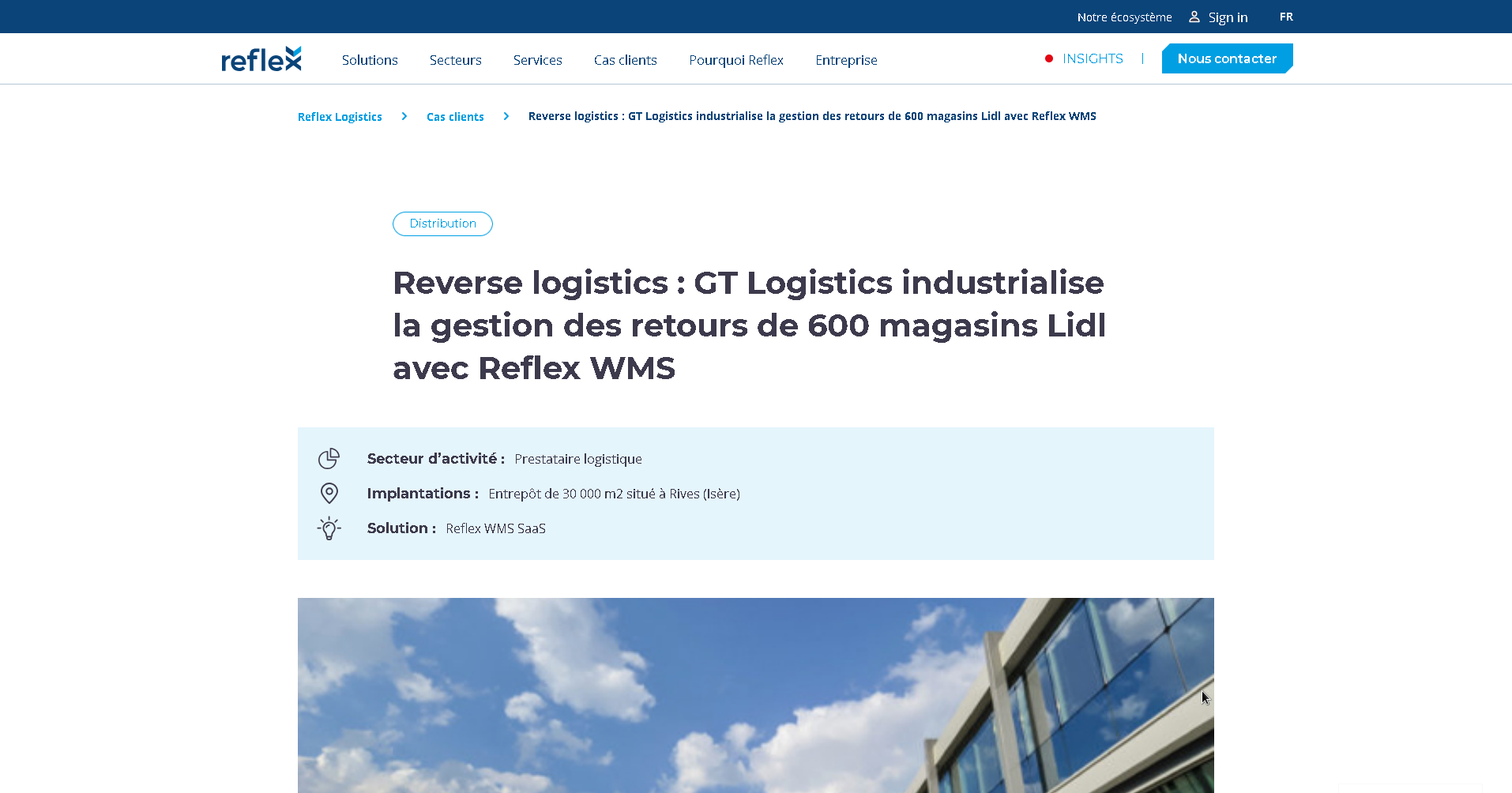 Fonctionnalité de Gestion des Retours E-Commerce - Logiciel WMS Reflex