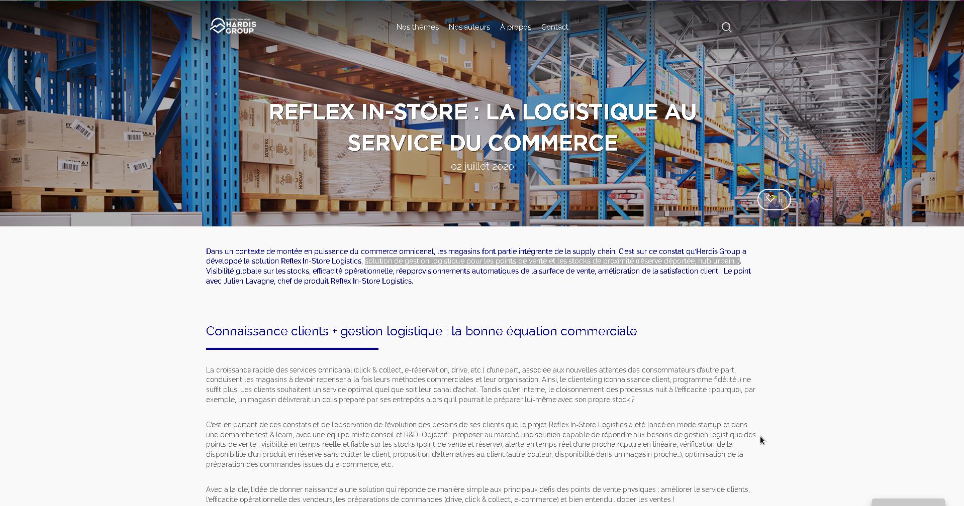 Reflex In-Store Logistics