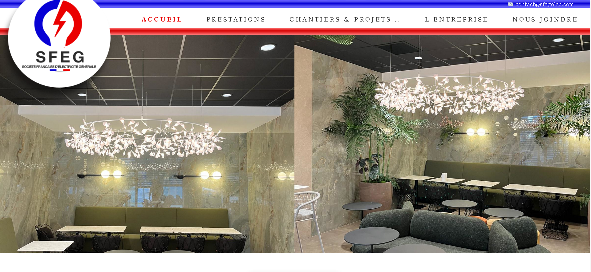 Site Société Française d'Electricité Générale